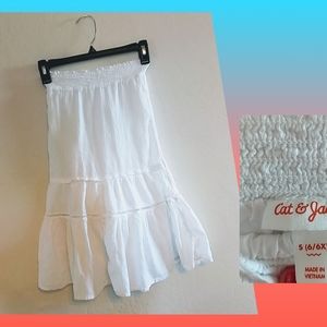 Girls white skirt size 6/6X